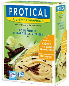 Crèmes saveur vanille de Protical