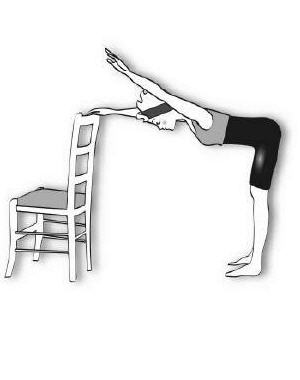 Exercice avec une chaise