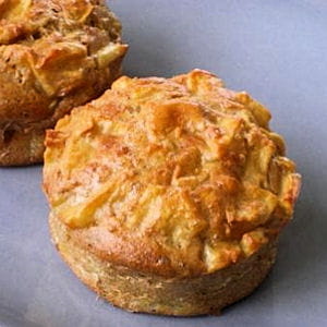 muffins légers aux pommes 